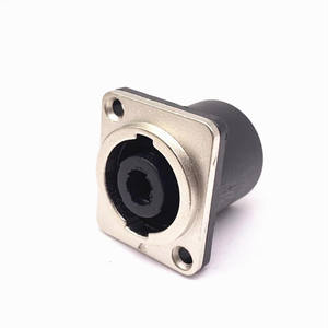 Mezclador de Audio de escenario profesional de 4 núcleos, enchufe hembra, Base cuadrada pequeña con conectores de Audio de Metal de contacto de cobre 10A - Product Image 4