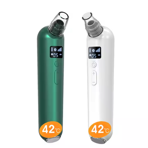 Machine électrique d'aspiration faciale rechargeable de dissolvant de points noirs et de boutons avec le chauffage rose jaune vert - Product Image 1