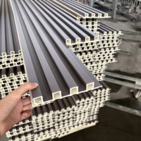 Panneaux muraux WPC pour projets hôteliers et commerciaux, panneaux décoratifs en PVC pour murs intérieurs