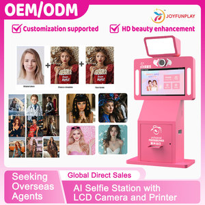 Photomaton automatique JoyFunplay Factory avec imprimante, appareil photo reflex numérique, écran tactile, contrôle tactile, photomaton en métal, distributeur automatique - Product Image 2