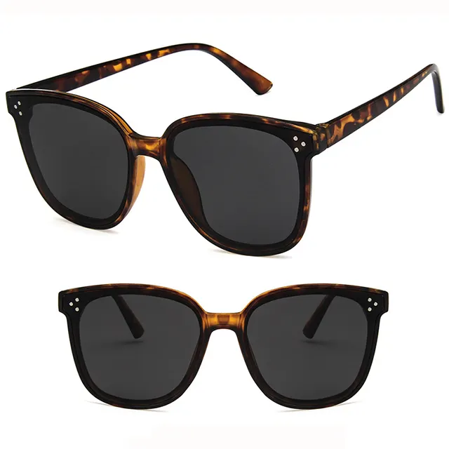 DLL5203 Retro Oversized Square Sunglasses DL Glasses fashionable brand designer sun glasses for Women with Flat Lens gentle