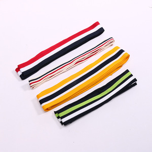 Rifiniture di Design personalizzato accessori da te nastri lavorati a maglia per pantaloni sportivi pantaloni nastri di pizzo laterali fascia da cucire - Product Image 2