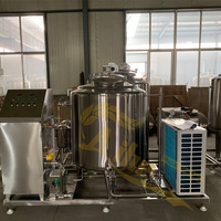 Réservoir de lait frigorifique haute productivité AiHe 500 litres en acier inoxydable – Système de refroidissement pour ligne laitière et yaourt