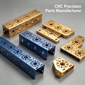 Servicio de Fabricación de Piezas de Metal Personalizadas con Mecanizado CNC, Tratamiento de Superficie Anodizado de 0.05 mm, Estampado, Doblado y Anodizado de Aluminio - Product Image 2