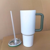 40oz Dubbelwandige Vacuüm Geïsoleerde RVS Tumbler met Kleurrijke Hendel en Deksel voor Aangepast Logo