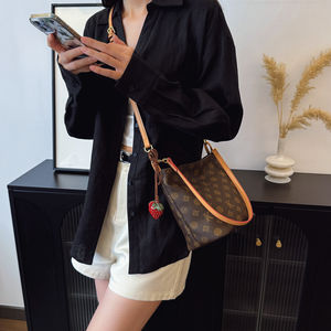 Sac à dos bandoulière haut de gamme pour femme, style tendance, doublure en polyester, matériau PU, sac seau.6051 - Product Image 6