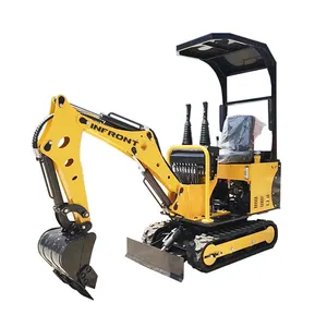 Mini Excavator Mini Digger Wight 800 KG for Narrow Space Width 700 mm Yellow Color Machine
