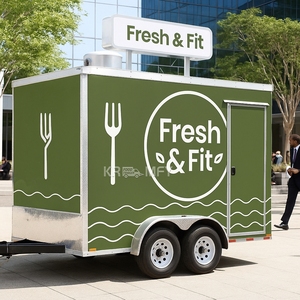 Camion de restauration mobile pour café, bière, snacks, bubble tea, cuisine entièrement équipée, remorque de cuisine de rue - Product Image 6