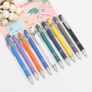 Jingda brand Marketing articoli <span class=keywords><strong>da</strong></span> regalo promozionale <span class=keywords><strong>penna</strong></span> dello schermo di tocco multi colore del metallo pennino stilo con logo personalizzato - Product Image 4