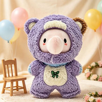 Peluche personnalisée en forme de cochon, figurine douce de qualité supérieure pour cadeau de Noël, cadeaux promotionnels pour importateurs et fournisseurs en gros