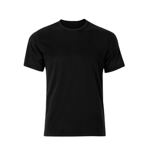 Camiseta de manga corta con cuello redondo, color liso, estilo casual, diseño sencillo, gran oferta. - Product Image 3