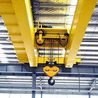 Pont roulant européen à double poutre 15T à faible hauteur de plafond, modulaire VFD, mouvement fluide pour la manutention de moules de précision en atelier