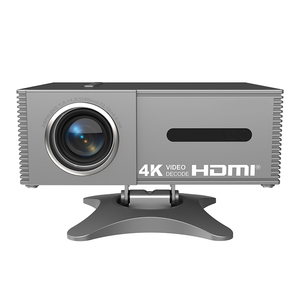 Projecteur vidéo HD 1080P JY535, écran LCD 3,5 pouces, Android 13, 400 ANSI, mise au point électronique, haut-parleur intégré pour bureau et cinéma - Product Image 1