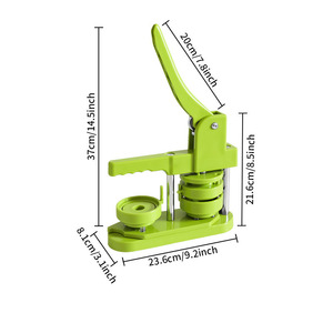 Nút Maker Máy 58mm-(thế hệ thứ 3) cài đặt-miễn phí 58mm(2.25in) DIY Pin huy hiệu nút Maker Báo Chí máy Huy hiệu Punch Báo Chí - Product Image 3