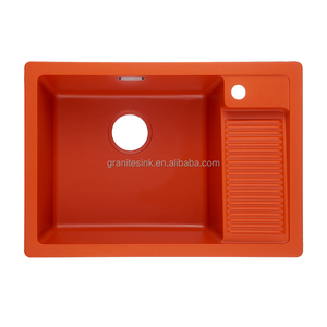 Caojin Lavabo rectangulaire en pierre moderne à un trou pour salle de bain ou hôtel Installation facile Conception d'<span class=keywords><strong>utilisation</strong></span> du comptoir - Product Image 3