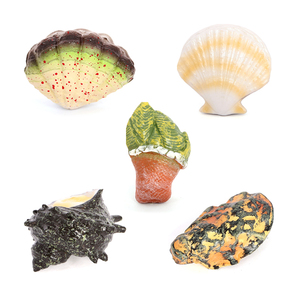 Modelo de Vida Marina de PVC Sólido, Simulación de Vieira Gigante, Ostra, Figuras Marinas, Animales Oceánicos, Juguetes - Product Image 6