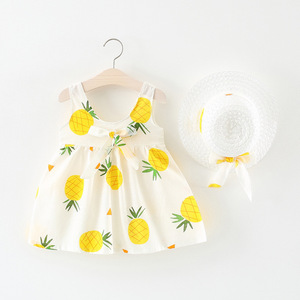 <span class=keywords><strong>Meilleurs</strong></span> <span class=keywords><strong>sites</strong></span> Web de gros enfants E2woo Cartoon Sleeveless Full Printed Bow Décoration Robe pour les filles de Chine - Product Image 1
