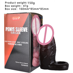 Anneau de Verrouillage Réaliste en Silicone Liquide Souple Épaissi et Creux, 100% Étanche, pour Hommes et Couples, pour une Vie Intime Adulte - Product Image 6