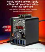 Qianli LT2 – Testeur d'alimentation CC avec port Type-C, haute précision courant/tension pour diagnostic de démarrage de téléphone et outil de charge rapide