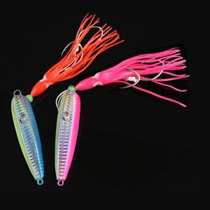 40-300g leurre pieuvre calmar, bateau de fond coulant lent métal Jig tête jupe crochet pêche en eau salée leurre Marlin appât <span class=keywords><strong>inchiku</strong></span> - Product Image 3
