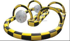Terrain <span class=keywords><strong>de</strong></span> jeu grand <span class=keywords><strong>Circuit</strong></span> <span class=keywords><strong>de</strong></span> speedway, piste <span class=keywords><strong>de</strong></span> course <span class=keywords><strong>de</strong></span> kart gonflable Zorb pour voitures pare-chocs en vente - Product Image 6