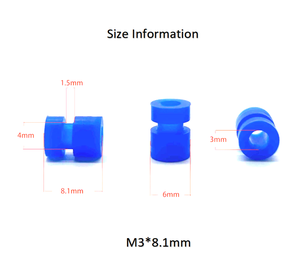 M3 * 8Mm M3 * 8.1Mm RC Chống Rung Cao Su Bóng Động Cơ RC Bay Điều Khiển Gimbal Hấp Thụ Sốc Van Điều Khiển Chống Rung Cao Su - Product Image 3