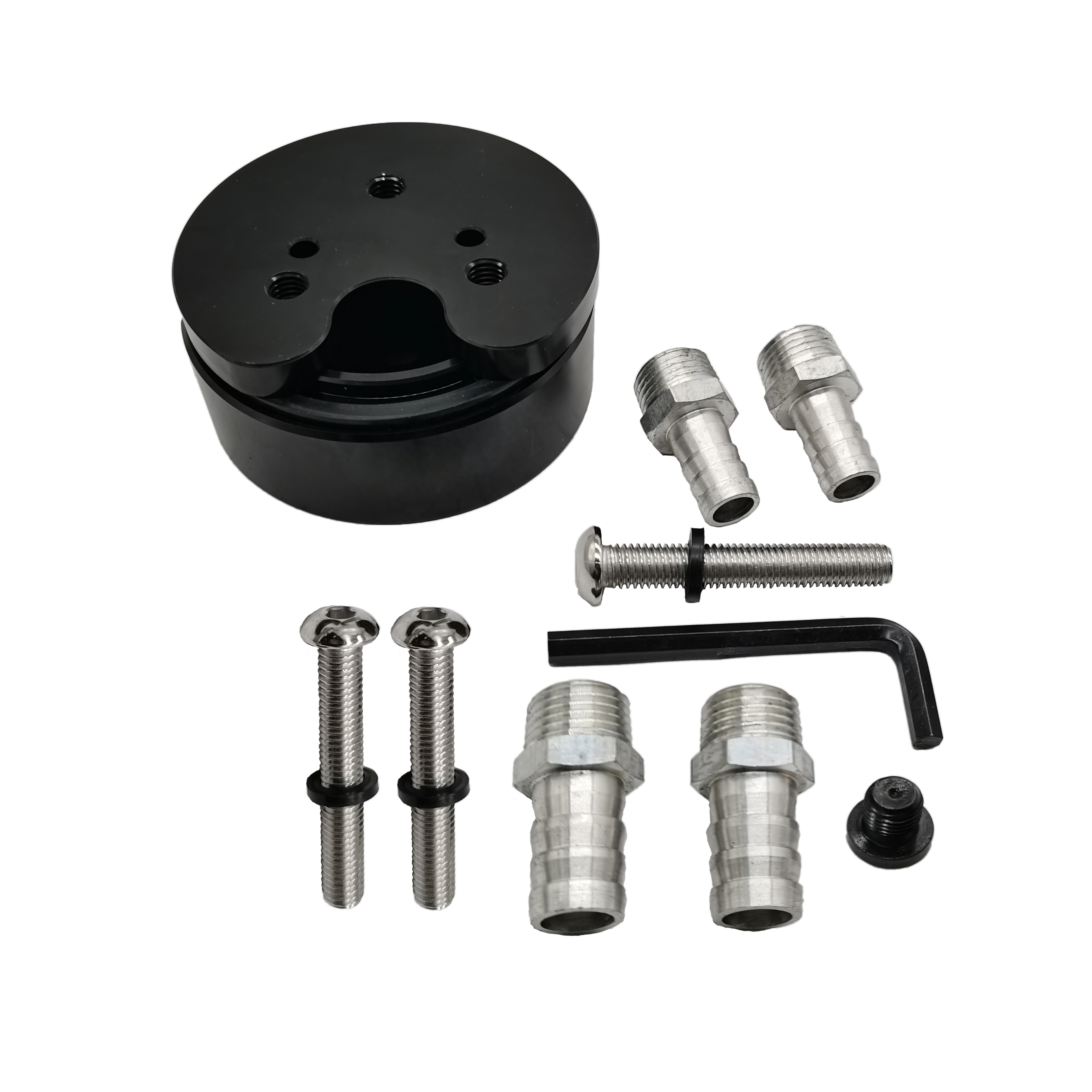 New RUIJIE Diesel Fuel Tank Gas Sump Integrated Return Kit 1 Year Warranty Fit for FASS Airdog & C-ummins Duramax Trucks