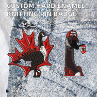 Badge en métal émaillé personnalisé pour la mode, impression UV, technique de moulage