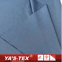 Tela Elástica de Malla de Puntos 200GSM 165CM, Absorbente de Humedad, Transpirable, de Secado Rápido, Ecológica, Tejido Jersey para Ropa Deportiva, Entrenamiento