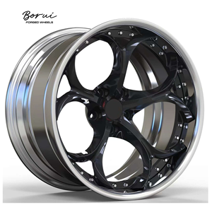 Borui Roues forgées Roues <span class=keywords><strong>de</strong></span> voiture <span class=keywords><strong>de</strong></span> course classiques personnalisées Jantes en alliage forgé trois et deux pièces <span class=keywords><strong>de</strong></span> 18 à 28 pouces directement <span class=keywords><strong>de</strong></span> l'usine - Product Image 2