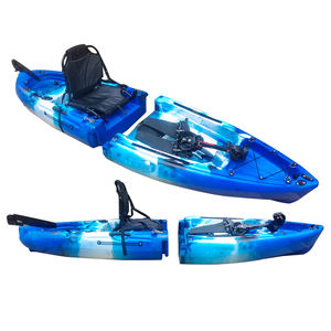 13.8ft trois sections double <span class=keywords><strong>2</strong></span> personnes détachable facile à épisser, transport pratique pêche hélice pédale <span class=keywords><strong>Kayak</strong></span> - Product Image 3