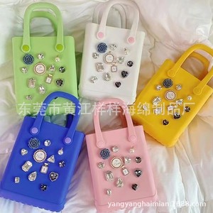 Eva Tote <b>Bag</b> Horizontal <b>Small</b> Size Water Resistant Cartoon Pattern Shopping <b>Bag</b> For Women 30x21x16cm - Product Image 1