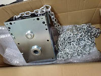 Palans à chaîne manuels en aluminium 4:1, économiques, pour portes enroulables industrielles et quincaillerie de porte de garage
