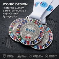 Médaille en métal personnalisée pas chère, créez votre propre logo, médaille souvenir avec ruban