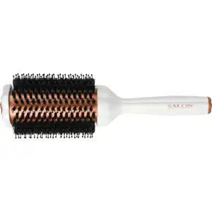 Professional Salon Round Scalp Massage Brush Rolling Comb Nylon Brush For Curly Hair