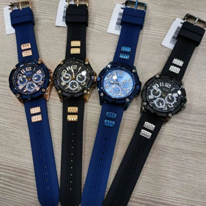 <span class=keywords><strong>Reloj</strong></span> <span class=keywords><strong>GUESS</strong></span> GW0051G4 al por Mayor, Nuevo Modelo 2025, Deportivo y Ejecutivo para Hombre, Cronógrafo con Movimiento <span class=keywords><strong>de</strong></span> Cuarzo, Esfera Negra <span class=keywords><strong>de</strong></span> 46 mm, Acero Inoxidable - Product Image 6