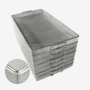 OEM SS304 316 keranjang layar jala kawat tenun baja tahan karat pengering makanan rak jaring banyak lapisan dengan tutup - Product Image 1