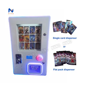 Bulk trading card game vending machine dispenser flat sticker tattoo ppokemon card vending machine