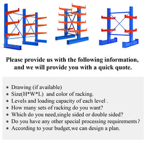 차고 창고 산업용 헤비 듀티 볼트리스 리벳 선반 강철 선반 랙 철 보관 스태킹 랙 금속 선반 - Product Image 3