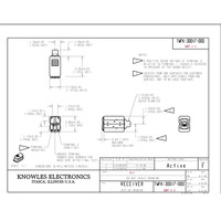 Récepteur à armature équilibrée Knowles TWFK-30017-000, récepteur BA, IEM, produits audio à double transducteur