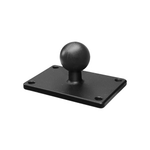 1'' Ball Mount Base With Marine Aluminium AMPS Hole 1.5"X2.5" Rubber Ball Adapter Compatible With RAM Mounts VIN-B-027 - Product Image 1