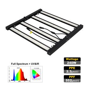 Luces LED de Espectro Completo de Aleación de Aluminio de 320W LM301H para Cultivo de Plantas, Imitan el Crecimiento y la Floración - Product Image 4