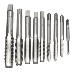 SUBORUI Hss 20pcs M3-M12 Screw <b>Thread</b> Straight Taper Bits Wrench Metric Hand Tap and Die Set <b>Tool</b> Kit - Product Image 4