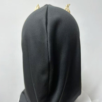 Masque de crâne de démon au design nouveau avec capuche, masque intégral en latex pour cosplay d'horreur, masque effrayant pour Halloween