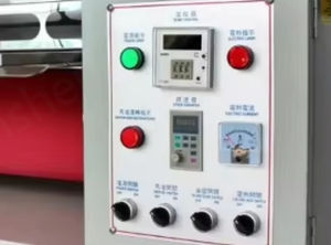 Гидравлический пресс для кожи, горячий роликовый каландр, пресс для горячей обработки, машина для тиснения и полировки кожи - Product Image 4