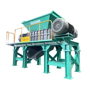 Double Axis Industrial Cardboard Shredder Machine Small Sponge Double Shaft Shredder