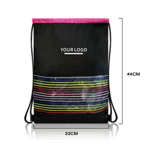 กระเป๋าเป้สะพายหลังแบบเชือกผูก โพลีเอสเตอร์น้ำหนักเบา แฟชั่นสุดฮิตจากโรงงาน รับทำโลโก้ตามสั่ง เหมาะสำหรับการเดินทางประจำวันและเก็บอุปกรณ์กีฬา - Product Image 2