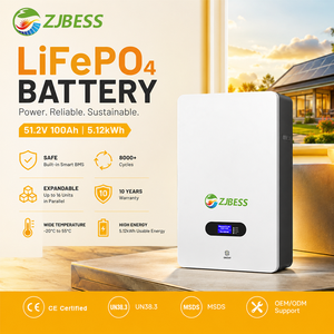 Sistema <span class=keywords><strong>de</strong></span> Batería Solar <span class=keywords><strong>de</strong></span> Litio <span class=keywords><strong>de</strong></span> 10Kwh 51.2V 200Ah LiFePO4 con <span class=keywords><strong>Protección</strong></span> BMS Inteligente, 8000 Ciclos, Montaje en Pared, Almacenamiento <span class=keywords><strong>de</strong></span> Energía Residencial - Product Image 2