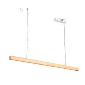 Minimaliste Salle À Manger En <span class=keywords><strong>Bois</strong></span> Pendentif Lumières Moderne LED Long Salon Bar plafond bureau pendentif linéaire led latte lumière - Product Image 2
