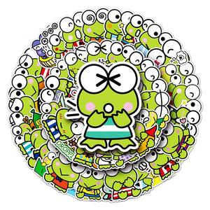 53 Pezzi di <span class=keywords><strong>Adesivi</strong></span> Carini Kero Kero Keroppi <span class=keywords><strong>per</strong></span> Regali <span class=keywords><strong>per</strong></span> Bambini, <span class=keywords><strong>Quaderni</strong></span>, Valigie, Laptop, <span class=keywords><strong>Adesivi</strong></span> Personalizzati a Tema Cartoni Animati - Product Image 5